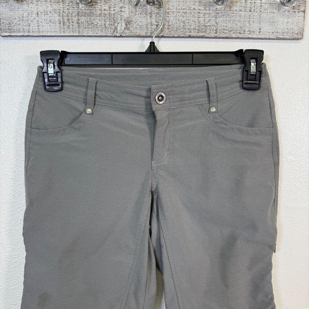 Kuhl Womens Gray Capri Pants Size 2 Outdoor Hiking Stretch Nylon-Blend - Picture 11 of 12